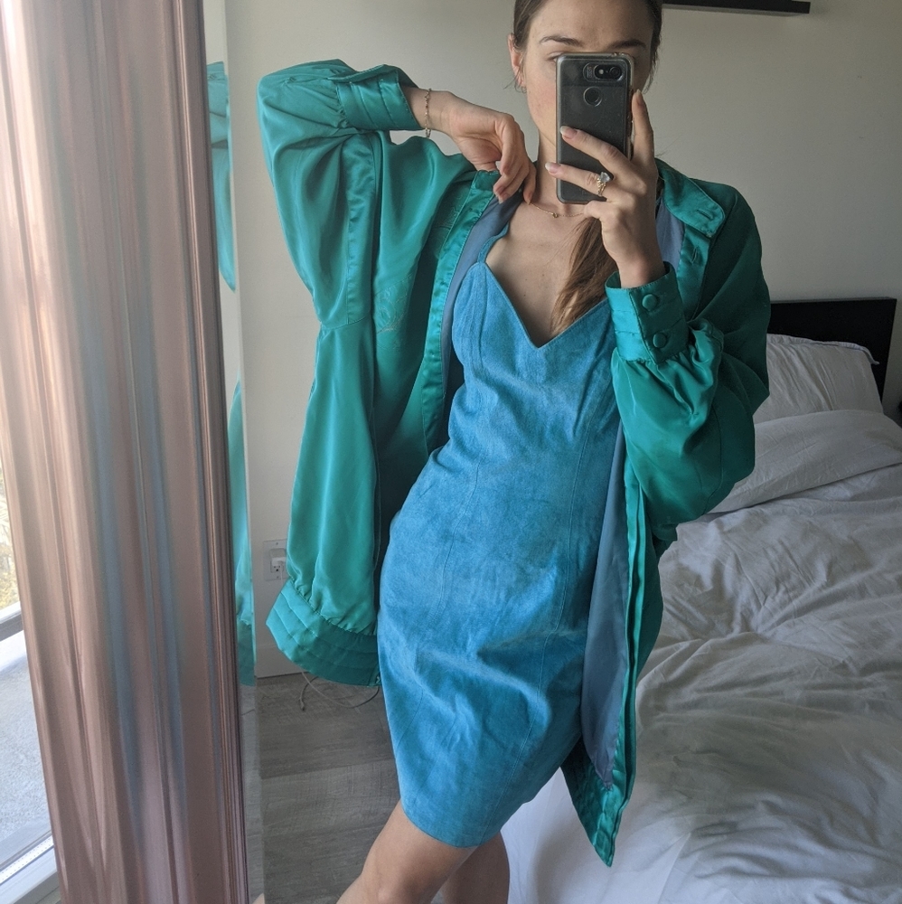 VINTAGE turquoise, button up